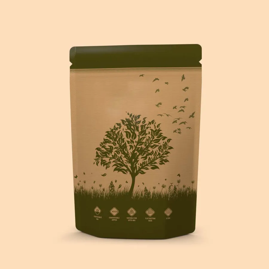 Kraft Stand Up Pouches