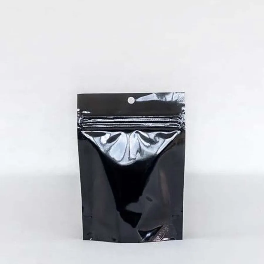 Matte Black Stand Up Pouches