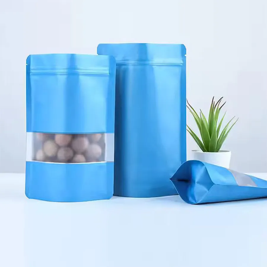 Stand Up Pouches with Window